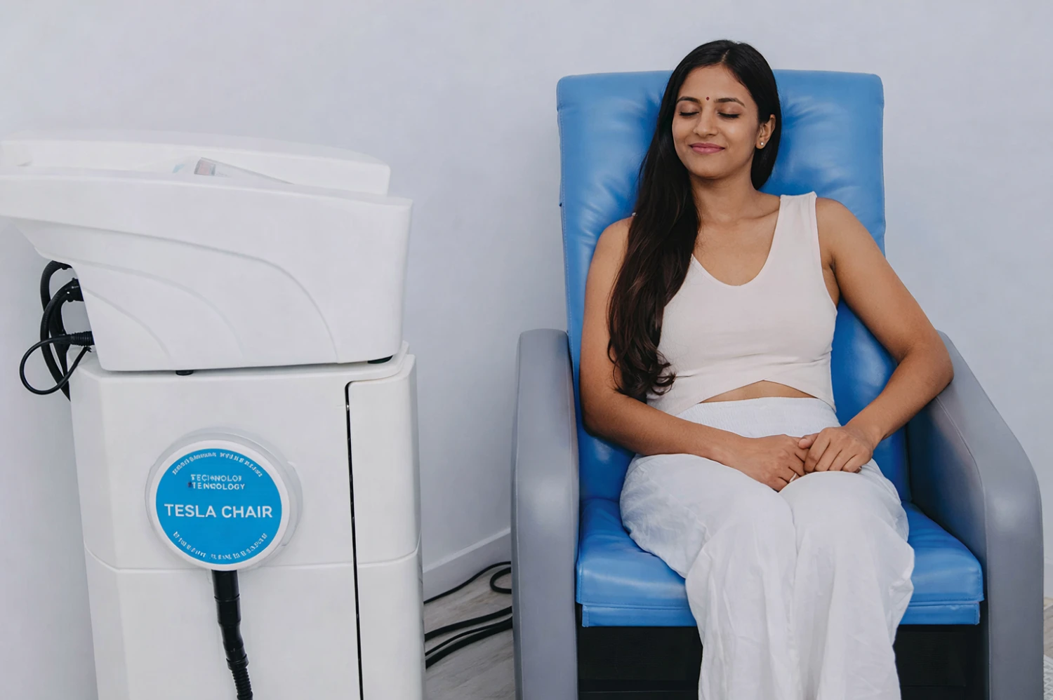 Tesla Chair Treatment for Pelvic Floor Strengthening